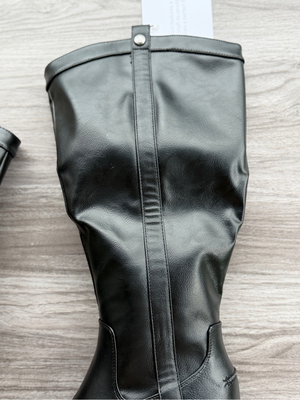 LifeStride Bridgett Wide Width Wide Calf Black Riding Knee High Boots Size 7W - Picture 10 of 15